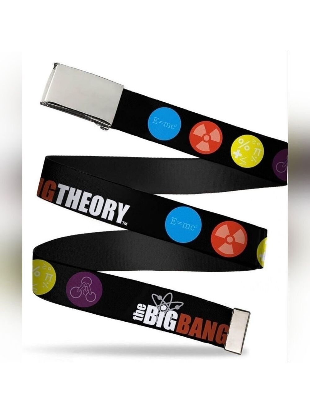 Buckle-Down unisex-adults Web Belt the Big Bang Theory 1.25"